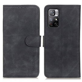 KHAZNEH Retro Texture Horizontal Flip Leather Phone Case with Holder & Card Slots & Wallet, For Xiaomi Redmi Note 11 / Redmi Note 11 5G (China) / Poco M4 Pro 5G / Redmi Note 11T 5G(India), For Xiaomi Redmi Note 11 Pro / Redmi Note 11 Pro+ 5G / Mi 11i