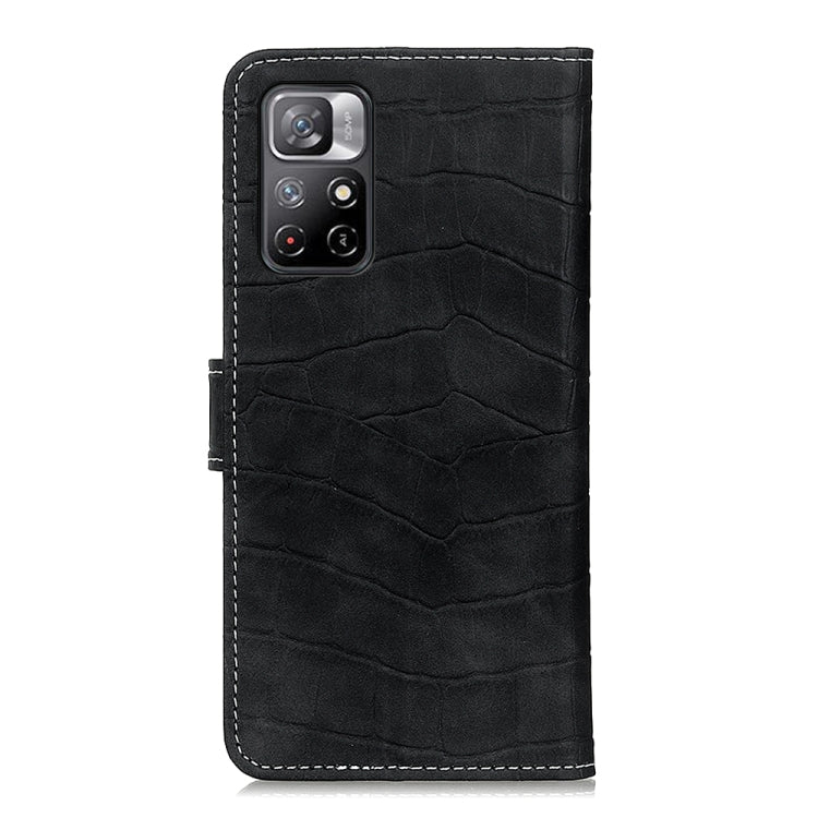 Magnetic Crocodile Texture Horizontal Flip Leather Phone Case with Holder & Card Slots & Wallet, For Xiaomi Redmi Note 11 / Redmi Note 11 5G (China) / Poco M4 Pro 5G / Redmi Note 11T 5G(India), For Xiaomi Redmi Note 11 Pro / Redmi Note 11 Pro+ 5G / Mi 11i