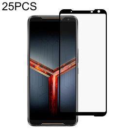 25 PCS Full Glue Full Cover Screen Protector Tempered Glass Film