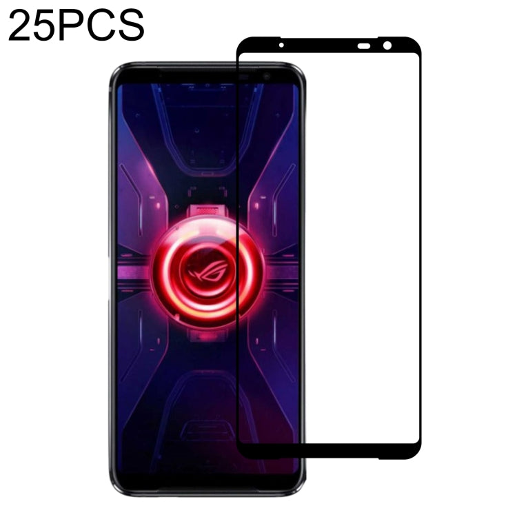 25 PCS Full Glue Full Cover Screen Protector Tempered Glass Film