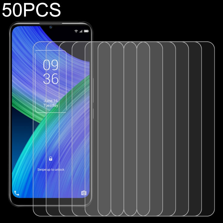 50 PCS 0.26mm 9H 2.5D Tempered Glass Film, For Honor X30 Max (50 PCS), For TCL 20 R 5G / 20Y (50 PCS), For Tecno Spark 7 (50 PCS), For Tecno Spark 7 Pro (50 PCS), For Nokia C1 2nd Edition (50 PCS)