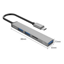 Load image into Gallery viewer, ORICO AH-12F 4 In 1 Type-C / USB-C to USB 3.0 HUB Docking Station, AH-12F