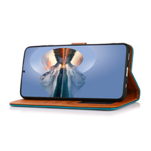 Load image into Gallery viewer, KHAZNEH Dual-color Cowhide Texture Horizontal Flip Leather Phone Case with Holder &amp; Card Slots &amp; Wallet &amp; Photo Frame, For Xiaomi Redmi Note 11 Pro, For Xiaomi Redmi Note 11 5G CN Version