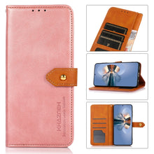 Load image into Gallery viewer, KHAZNEH Dual-color Cowhide Texture Horizontal Flip Leather Phone Case with Holder &amp; Card Slots &amp; Wallet &amp; Photo Frame, For Xiaomi Redmi Note 11 Pro, For Xiaomi Redmi Note 11 5G CN Version