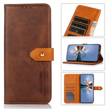 Load image into Gallery viewer, KHAZNEH Dual-color Cowhide Texture Horizontal Flip Leather Phone Case with Holder &amp; Card Slots &amp; Wallet &amp; Photo Frame, For Xiaomi Redmi Note 11 Pro, For Xiaomi Redmi Note 11 5G CN Version