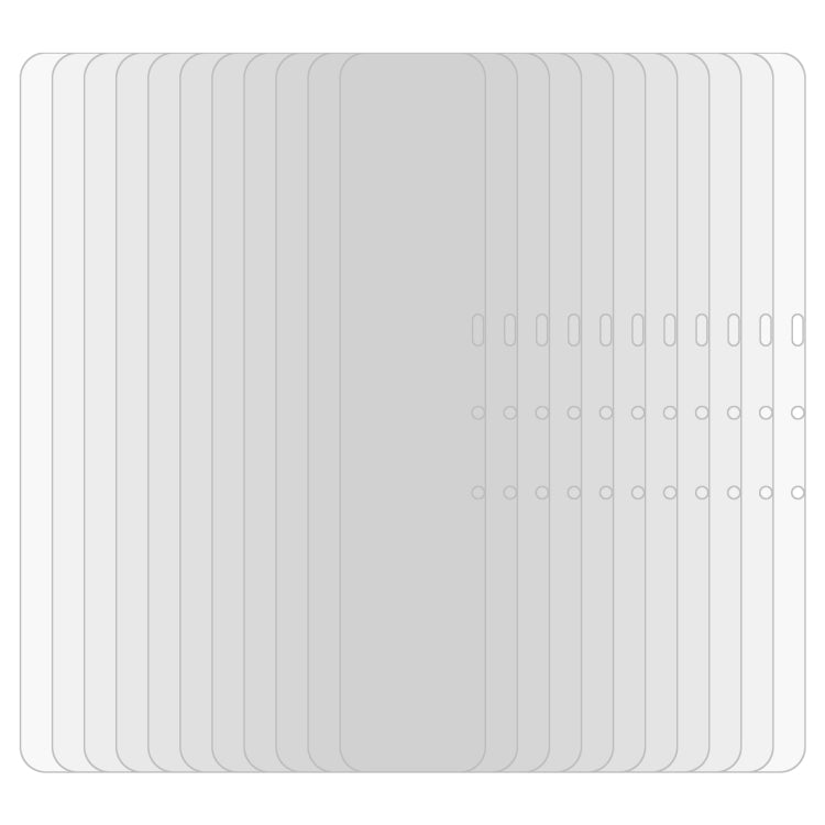 75 PCS 9H 2.5D Explosion-proof Tempered Tablet Glass Film