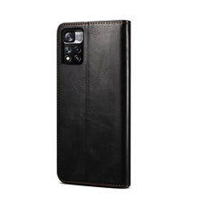 Load image into Gallery viewer, Oil Wax Texture Flip Leather Phone Case with Card Slots &amp; Wallet, For Xiaomi Redmi Note 11, For Xiaomi Redmi Note 11 Pro / 11 Pro+