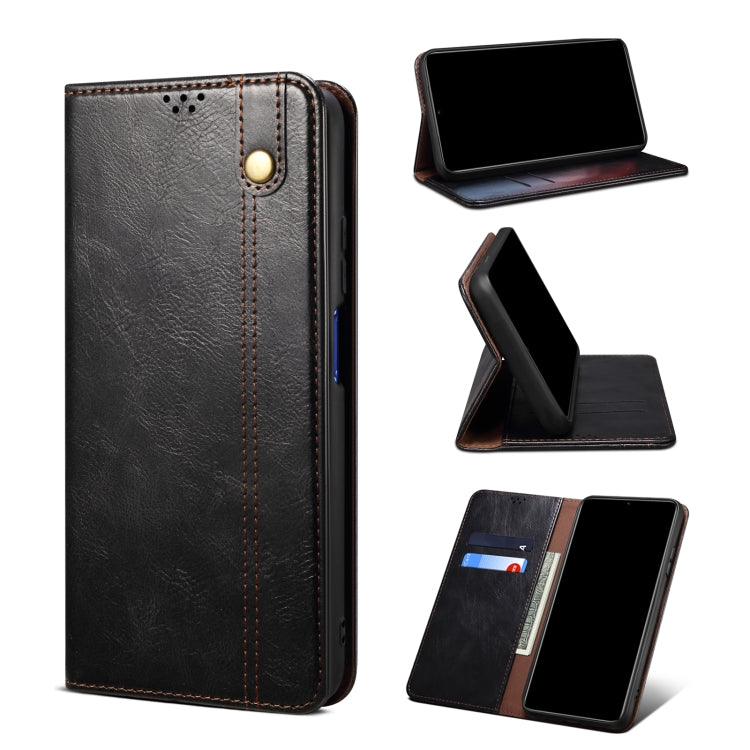 Oil Wax Texture Flip Leather Phone Case with Card Slots & Wallet, For Xiaomi Redmi Note 11, For Xiaomi Redmi Note 11 Pro / 11 Pro+