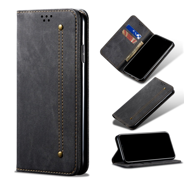 Denim Texture Flip Leather Phone Case with Card Slots & Wallet, For Xiaomi Redmi Note 11, For Xiaomi Redmi Note 11 Pro / 11 Pro+