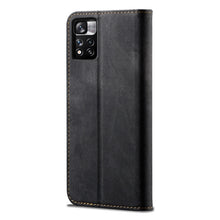 Load image into Gallery viewer, Denim Texture Flip Leather Phone Case with Card Slots &amp; Wallet, For Xiaomi Redmi Note 11, For Xiaomi Redmi Note 11 Pro / 11 Pro+