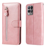 Calf Texture Zipper Horizontal Flip Leather Phone Case, For OPPO Realme 8i, For OPPO Realme GT Neo2, For OPPO Reno6 4G, For Huawei nova 8i / Honor 50 Lite, For Huawei nova 9 / Honor 50 5G, For Samsung Galaxy A03S 164mm, For Samsung Galaxy A13 5G       ...