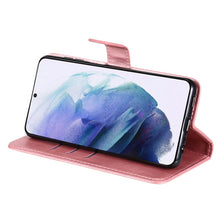 Load image into Gallery viewer, Calf Texture Zipper Horizontal Flip Leather Phone Case, For Samsung Galaxy S22 5G, For Samsung Galaxy S22+ 5G