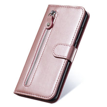 Load image into Gallery viewer, Calf Texture Zipper Horizontal Flip Leather Phone Case, For Samsung Galaxy S22 5G, For Samsung Galaxy S22+ 5G