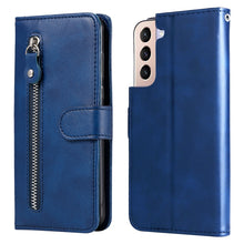 Load image into Gallery viewer, Calf Texture Zipper Horizontal Flip Leather Phone Case, For Samsung Galaxy S22 5G, For Samsung Galaxy S22+ 5G