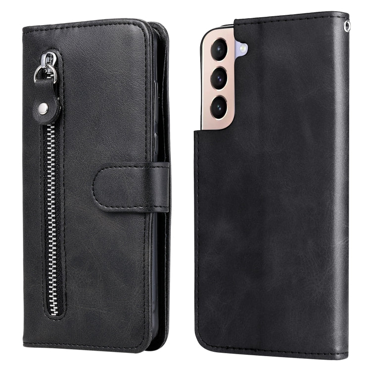 Calf Texture Zipper Horizontal Flip Leather Phone Case, For Samsung Galaxy S22 5G, For Samsung Galaxy S22+ 5G