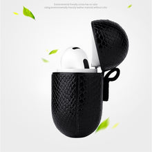 Load image into Gallery viewer, Snakeskin Texture Earphone Protective Case with Hang Buckle For AirPods 3