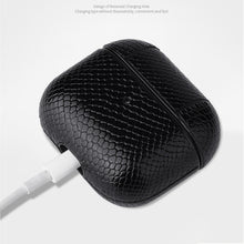 Load image into Gallery viewer, Snakeskin Texture Earphone Protective Case with Hang Buckle For AirPods 3