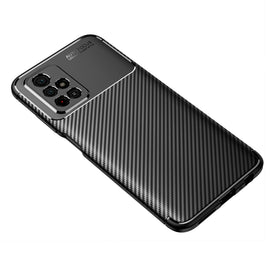 Carbon Fiber Texture Shockproof TPU Phone Case, For Xiaomi Redmi Note 11 China