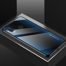 Load image into Gallery viewer, Texture Gradient Glass Protective Case, For Galaxy A20 / A30, For Galaxy A50, For Galaxy A80 / A90, For Galaxy Note 9, For Galaxy Note 10 Pro, For Galaxy S10, For iPhone SE 2022 / SE 2020 / 8 / 7, For iPhone XS Max