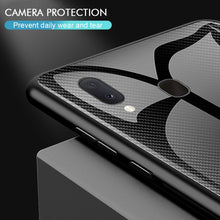 Load image into Gallery viewer, Texture Gradient Glass Protective Case, For Galaxy A20 / A30, For Galaxy A50, For Galaxy A80 / A90, For Galaxy Note 9, For Galaxy Note 10 Pro, For Galaxy S10, For iPhone SE 2022 / SE 2020 / 8 / 7, For iPhone XS Max