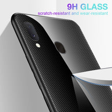Load image into Gallery viewer, Texture Gradient Glass Protective Case, For Galaxy A20 / A30, For Galaxy A50, For Galaxy A80 / A90, For Galaxy Note 9, For Galaxy Note 10 Pro, For Galaxy S10, For iPhone SE 2022 / SE 2020 / 8 / 7, For iPhone XS Max