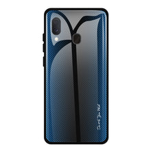 Load image into Gallery viewer, Texture Gradient Glass Protective Case, For Galaxy A20 / A30, For Galaxy A50, For Galaxy A80 / A90, For Galaxy Note 9, For Galaxy Note 10 Pro, For Galaxy S10, For iPhone SE 2022 / SE 2020 / 8 / 7, For iPhone XS Max