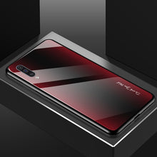 Load image into Gallery viewer, Texture Gradient Glass Protective Case, For Galaxy A50, For Galaxy A80 / A90, For Galaxy Note 9, For Galaxy Note 10 Pro, For Galaxy S10, For iPhone SE 2022 / SE 2020 / 8 / 7, For iPhone XS Max