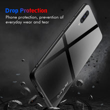 Load image into Gallery viewer, Texture Gradient Glass Protective Case, For Galaxy A50, For Galaxy A80 / A90, For Galaxy Note 9, For Galaxy Note 10 Pro, For Galaxy S10, For iPhone SE 2022 / SE 2020 / 8 / 7, For iPhone XS Max
