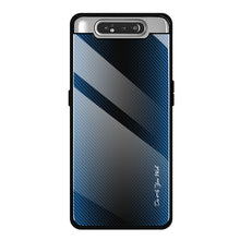 Load image into Gallery viewer, Texture Gradient Glass Protective Case, For Galaxy A20 / A30, For Galaxy A50, For Galaxy A80 / A90, For Galaxy Note 9, For Galaxy Note 10 Pro, For Galaxy S10, For iPhone SE 2022 / SE 2020 / 8 / 7, For iPhone XS Max