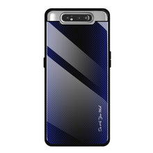 Load image into Gallery viewer, Texture Gradient Glass Protective Case, For Galaxy A20 / A30, For Galaxy A50, For Galaxy A80 / A90, For Galaxy Note 9, For Galaxy Note 10 Pro, For Galaxy S10, For iPhone SE 2022 / SE 2020 / 8 / 7, For iPhone XS Max
