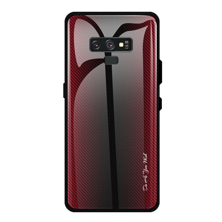 Texture Gradient Glass Protective Case, For Galaxy A50, For Galaxy A80 / A90, For Galaxy Note 9, For Galaxy Note 10 Pro, For Galaxy S10, For iPhone SE 2022 / SE 2020 / 8 / 7, For iPhone XS Max