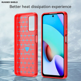 Brushed Texture Carbon Fiber TPU Phone Case, For Xiaomi Redmi Note 11, For Xiaomi Redmi Note 11 Pro