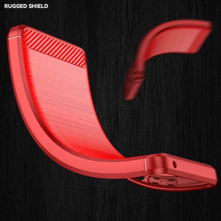 Brushed Texture Carbon Fiber TPU Phone Case, For Xiaomi Redmi Note 11, For Xiaomi Redmi Note 11 Pro