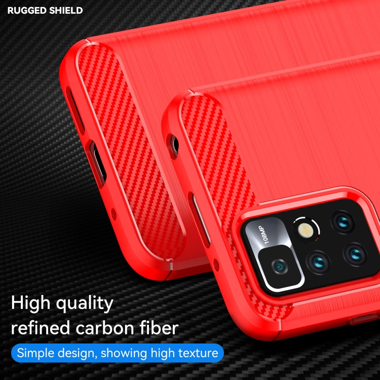 Brushed Texture Carbon Fiber TPU Phone Case, For Xiaomi Redmi Note 11, For Xiaomi Redmi Note 11 Pro