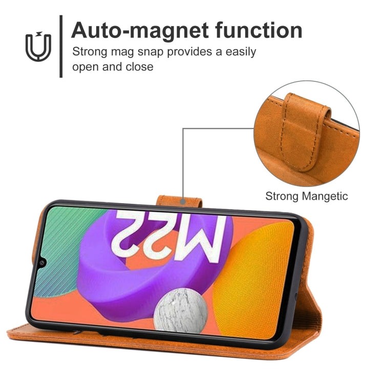 Leather Phone Case, For Samsung Galaxy M02s, For Samsung Galaxy M22, For Samsung Galaxy  M52 5G