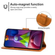 Load image into Gallery viewer, Leather Phone Case, For Samsung Galaxy  M52 5G