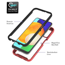Load image into Gallery viewer, Starry Sky Solid Color Series Shockproof PC + TPU Phone Case with Ring Holder &amp; Magnetic Function, For Samsung Galaxy A03s 164mm