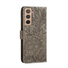 Load image into Gallery viewer, Lace Flower Leather Phone Case with Holder &amp; Card Slots &amp; Wallet &amp; Photo Frame, For Samsung Galaxy S22 5G, For Samsung Galaxy S22 Ultra 5G, For Samsung Galaxy S22+ 5G, For Xiaomi Redmi Note 11, For Xiaomi Redmi Note 11 Pro