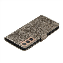 Load image into Gallery viewer, Lace Flower Leather Phone Case with Holder &amp; Card Slots &amp; Wallet &amp; Photo Frame, For Samsung Galaxy S22 5G, For Samsung Galaxy S22 Ultra 5G, For Samsung Galaxy S22+ 5G, For Xiaomi Redmi Note 11, For Xiaomi Redmi Note 11 Pro