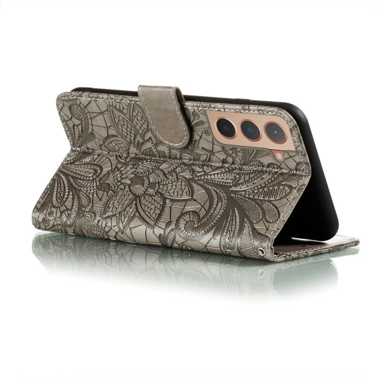 Lace Flower Leather Phone Case with Holder & Card Slots & Wallet & Photo Frame, For Samsung Galaxy S22 5G, For Samsung Galaxy S22 Ultra 5G, For Samsung Galaxy S22+ 5G, For Xiaomi Redmi Note 11, For Xiaomi Redmi Note 11 Pro