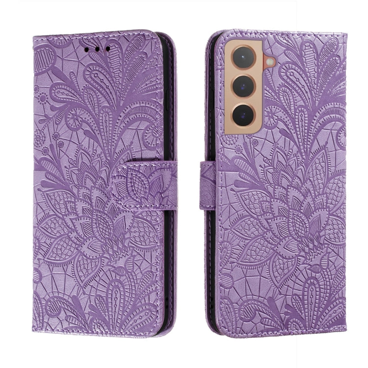 Lace Flower Leather Phone Case with Holder & Card Slots & Wallet & Photo Frame, For Samsung Galaxy S22 5G, For Samsung Galaxy S22 Ultra 5G, For Samsung Galaxy S22+ 5G, For Xiaomi Redmi Note 11, For Xiaomi Redmi Note 11 Pro