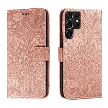Load image into Gallery viewer, Lace Flower Leather Phone Case with Holder &amp; Card Slots &amp; Wallet &amp; Photo Frame, For Samsung Galaxy S22 5G, For Samsung Galaxy S22 Ultra 5G, For Samsung Galaxy S22+ 5G, For Xiaomi Redmi Note 11, For Xiaomi Redmi Note 11 Pro