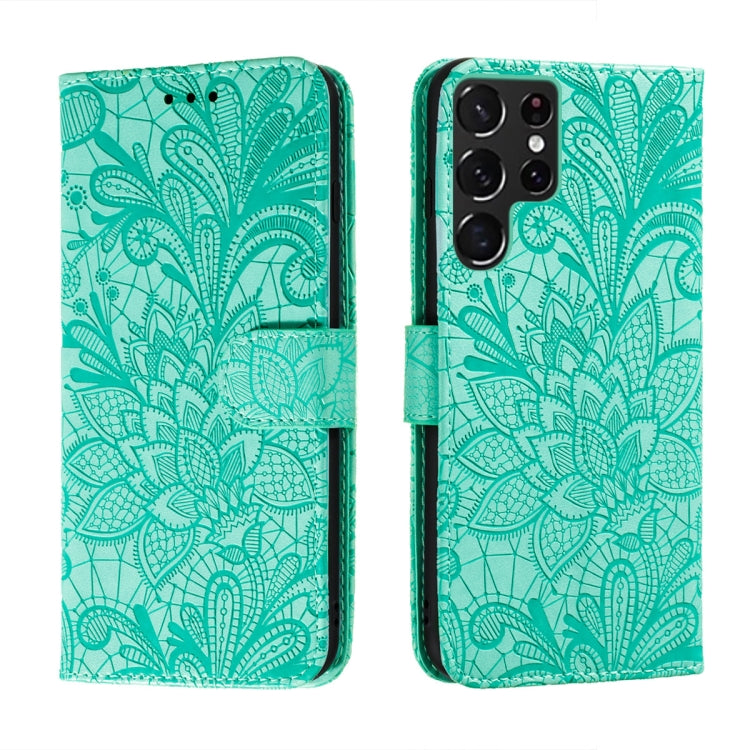 Lace Flower Leather Phone Case with Holder & Card Slots & Wallet & Photo Frame, For Samsung Galaxy S22 5G, For Samsung Galaxy S22 Ultra 5G, For Samsung Galaxy S22+ 5G, For Xiaomi Redmi Note 11, For Xiaomi Redmi Note 11 Pro