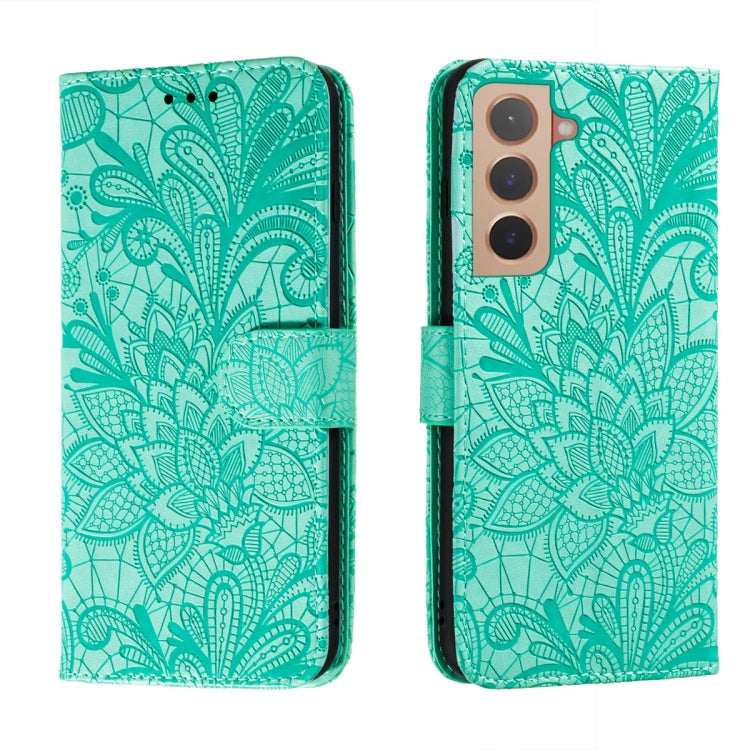 Lace Flower Leather Phone Case with Holder & Card Slots & Wallet & Photo Frame, For Samsung Galaxy S22 5G, For Samsung Galaxy S22 Ultra 5G, For Samsung Galaxy S22+ 5G, For Xiaomi Redmi Note 11, For Xiaomi Redmi Note 11 Pro