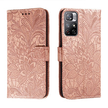 Load image into Gallery viewer, Lace Flower Leather Phone Case with Holder &amp; Card Slots &amp; Wallet &amp; Photo Frame, For Samsung Galaxy S22 5G, For Samsung Galaxy S22 Ultra 5G, For Samsung Galaxy S22+ 5G, For Xiaomi Redmi Note 11, For Xiaomi Redmi Note 11 Pro