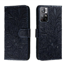 Load image into Gallery viewer, Lace Flower Leather Phone Case with Holder &amp; Card Slots &amp; Wallet &amp; Photo Frame, For Samsung Galaxy S22 5G, For Samsung Galaxy S22 Ultra 5G, For Samsung Galaxy S22+ 5G, For Xiaomi Redmi Note 11, For Xiaomi Redmi Note 11 Pro