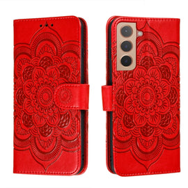 Sun Mandala Embossing Pattern Phone Leather Case with Holder & Card Slots & Wallet & Lanyard, For Samsung Galaxy S22 5G, For Samsung Galaxy S22 Ultra 5G, For Samsung Galaxy S22+ 5G, For Xiaomi Redmi Note 11, For Xiaomi Redmi Note 11 Pro