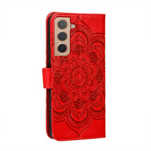 Load image into Gallery viewer, Sun Mandala Embossing Pattern Phone Leather Case with Holder &amp; Card Slots &amp; Wallet &amp; Lanyard, For Samsung Galaxy S22 5G, For Samsung Galaxy S22 Ultra 5G, For Samsung Galaxy S22+ 5G, For Xiaomi Redmi Note 11, For Xiaomi Redmi Note 11 Pro