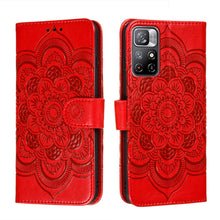 Load image into Gallery viewer, Sun Mandala Embossing Pattern Phone Leather Case with Holder &amp; Card Slots &amp; Wallet &amp; Lanyard, For Samsung Galaxy S22 5G, For Samsung Galaxy S22 Ultra 5G, For Samsung Galaxy S22+ 5G, For Xiaomi Redmi Note 11, For Xiaomi Redmi Note 11 Pro
