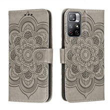 Load image into Gallery viewer, Sun Mandala Embossing Pattern Phone Leather Case with Holder &amp; Card Slots &amp; Wallet &amp; Lanyard, For Samsung Galaxy S22 5G, For Samsung Galaxy S22 Ultra 5G, For Samsung Galaxy S22+ 5G, For Xiaomi Redmi Note 11, For Xiaomi Redmi Note 11 Pro